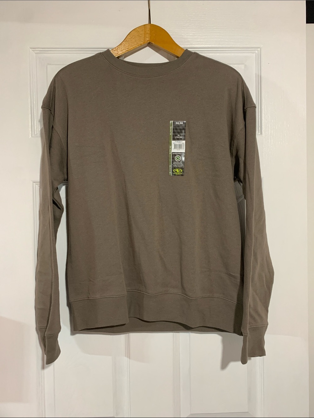 Athletic Works Brown Crewneck Sweatshirt - Boys